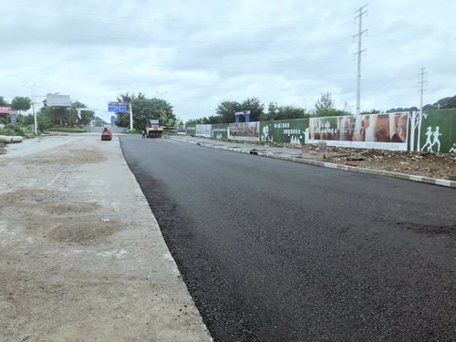 峰林大道延伸段 原兴巴公路科佐屯段 即将完成道路施工工作并通车